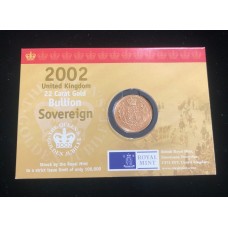 2002 Full Sovereign Gold Proof