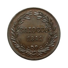 Gregorio XVI - Roma - Baiocco 1841 - A. XI