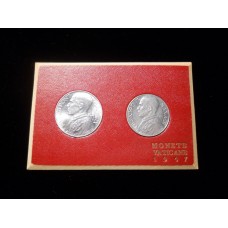 Pius XII - Set 1947 - 2 Coins - Year IX