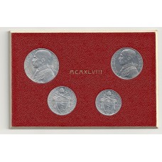 Pius XII - Set 1948 - 4 Coins - Year X