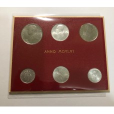 Pius XII - Set 1956 - 6 Coins - Year XVIII