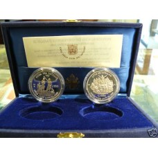 Giovanni Paolo II - "VERSO L'ANNO SANTO DEL 2000" - Emissione 1996 - 2 Coins PROOF