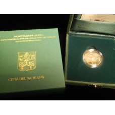 Benedetto XVI -  2010 - 50 Euro Oro - I Capolavori della Scultura nella Città del Vaticano